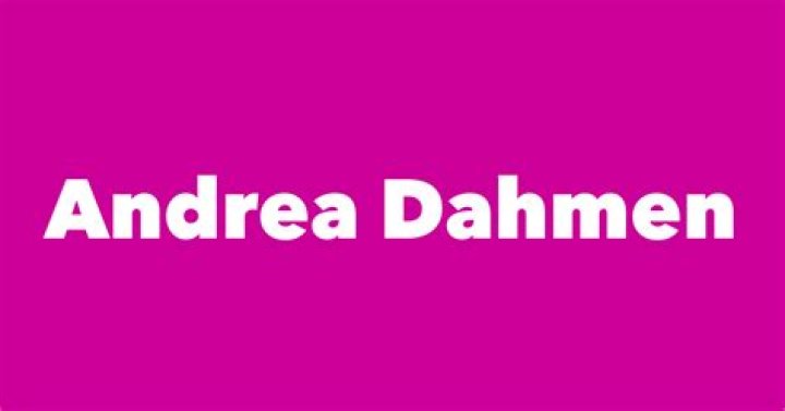Andrea Dahmen Net Worth
