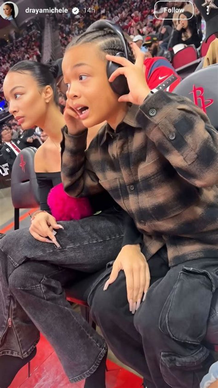 Draya Michele with her son Kinko Draya Michele with her son Kinko