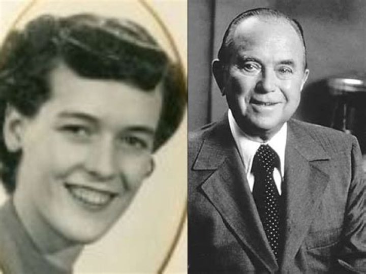 Ethel Fleming's second husband Ray Kroc poses for a picture.