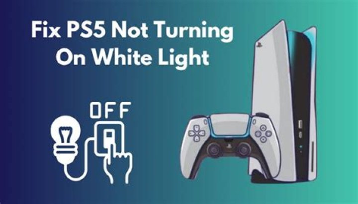 How to Fix PS5 White Light Issue