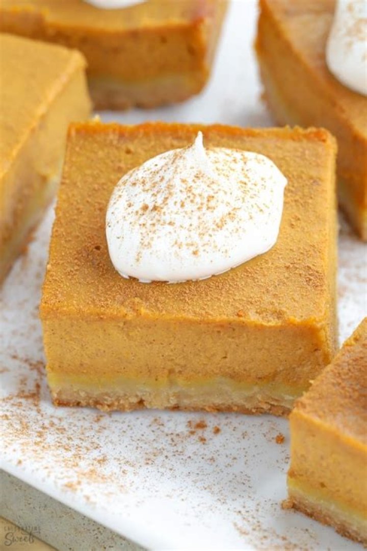 Pumpkin Pie Bars - Celebrating Sweets