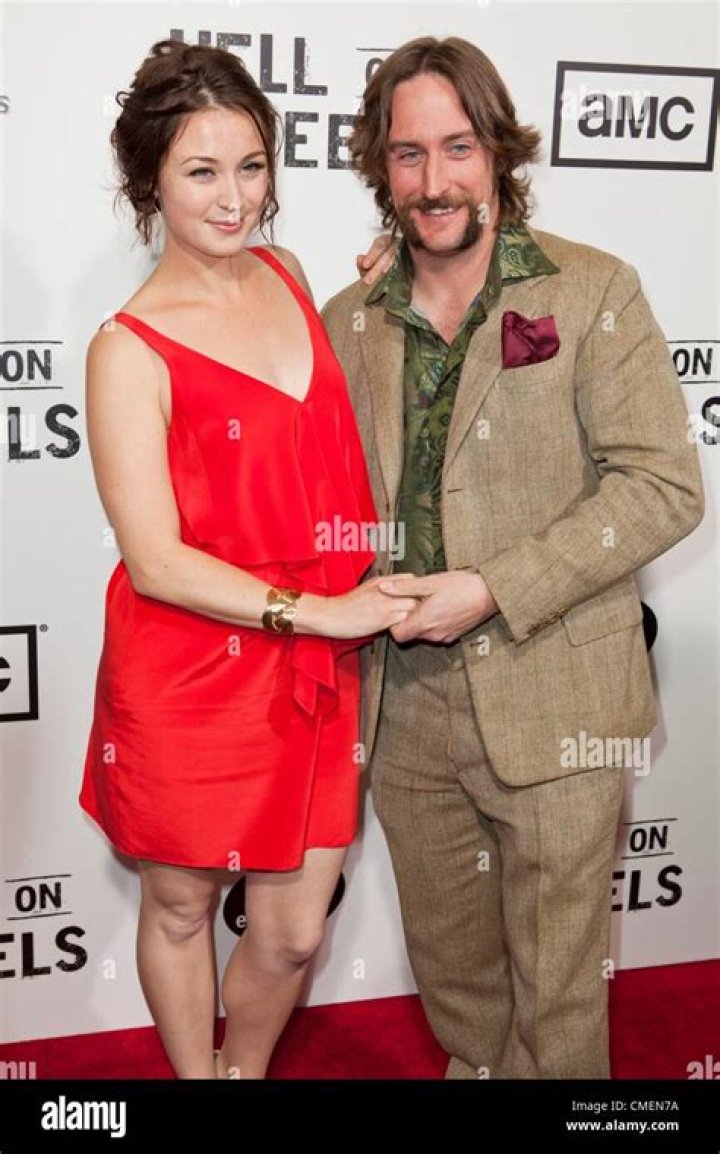 Robin McLeavy and her lover are the parents of a son.