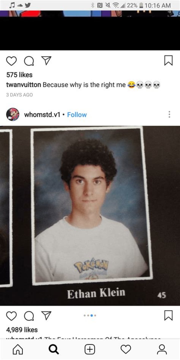 Young Ethan Klein with his parents Young Ethan Klein with his parents